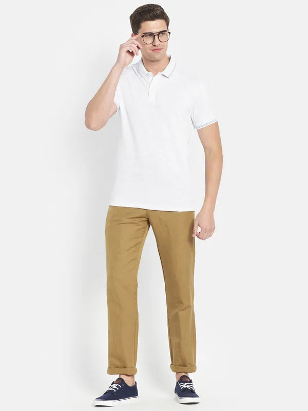 Men Khaki Trouser