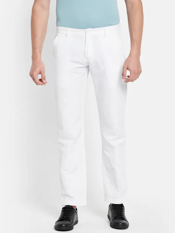 Men White Trouser