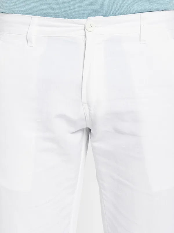 Men White Trouser