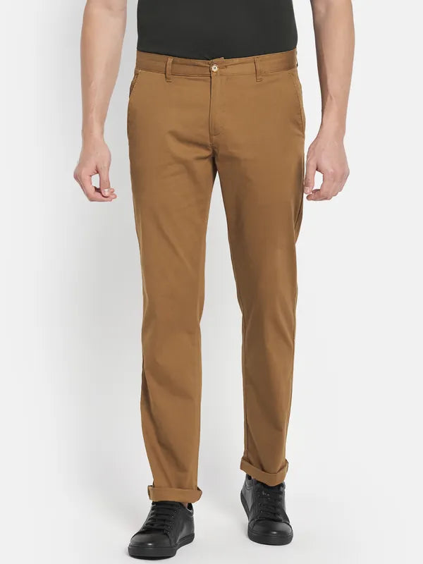 Men Tan Trouser