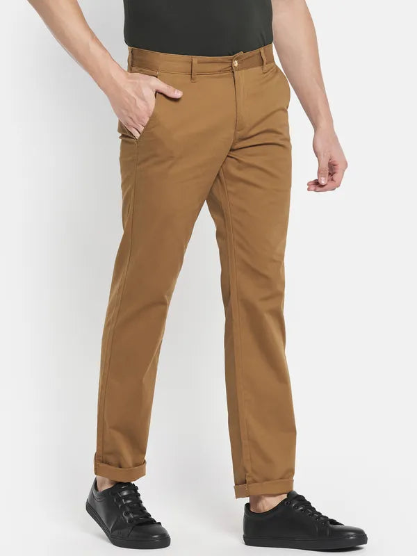 Men Tan Trouser