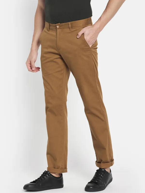 Men Tan Trouser