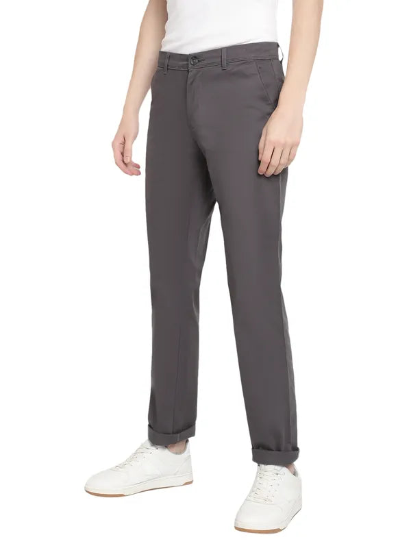 Octave Men Grey Trousers