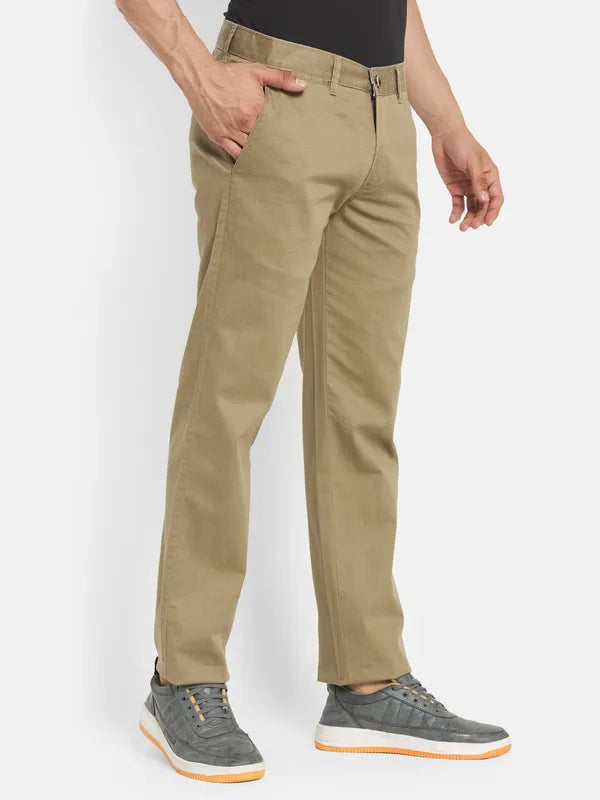 Men Khaki Chinos Trouser