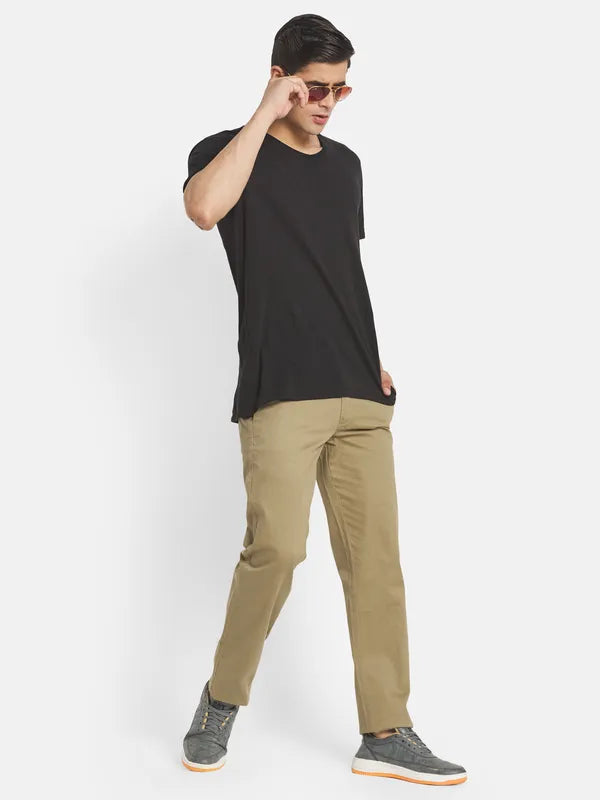 Men Khaki Chinos Trouser