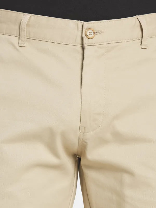 Men Beige Chinos Trouser