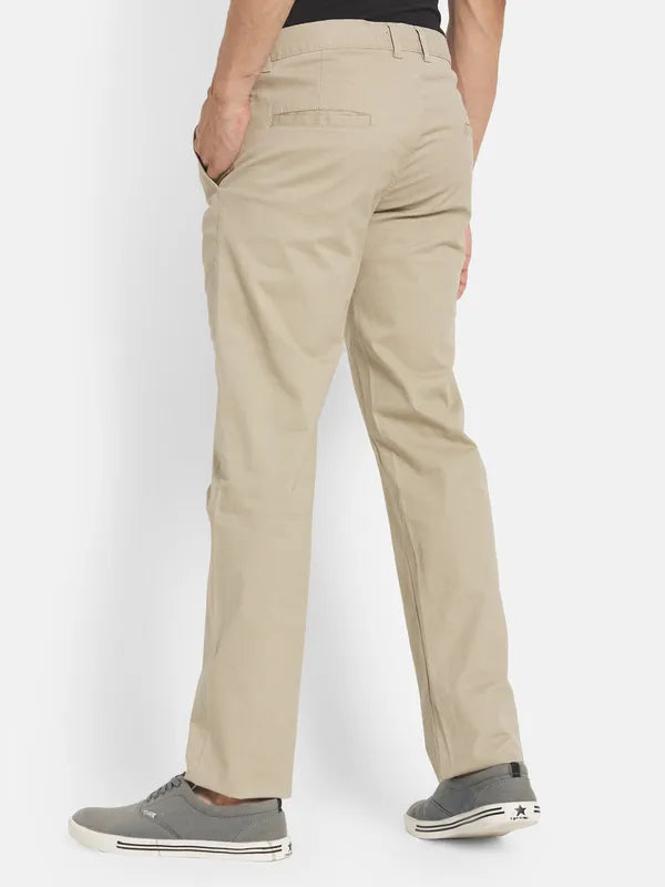 Men Beige Chinos Trouser