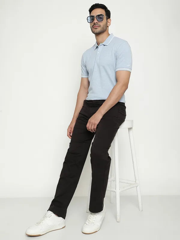 Octave Men Mid-Rise Cotton Regular Trousers