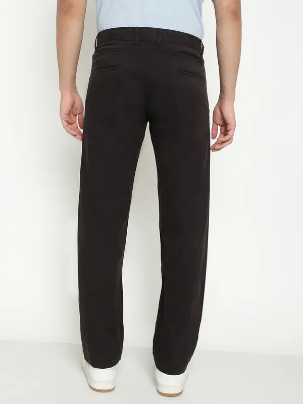 Octave Men Mid-Rise Cotton Regular Trousers