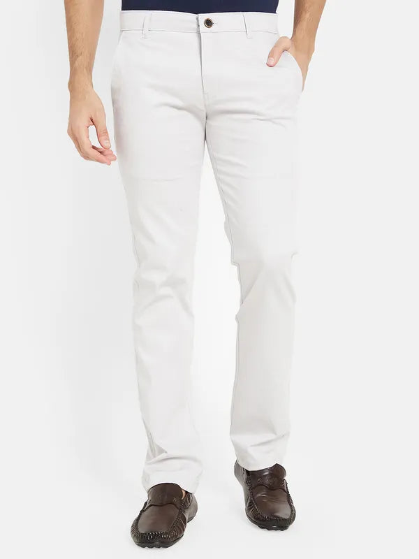 Octave Men Grey Trousers