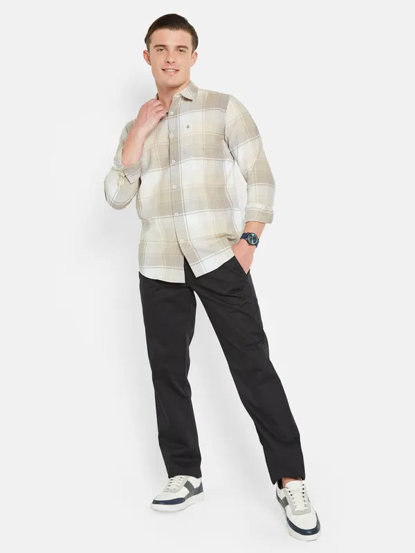 Octave Men Mid Rise Cotton Cargos