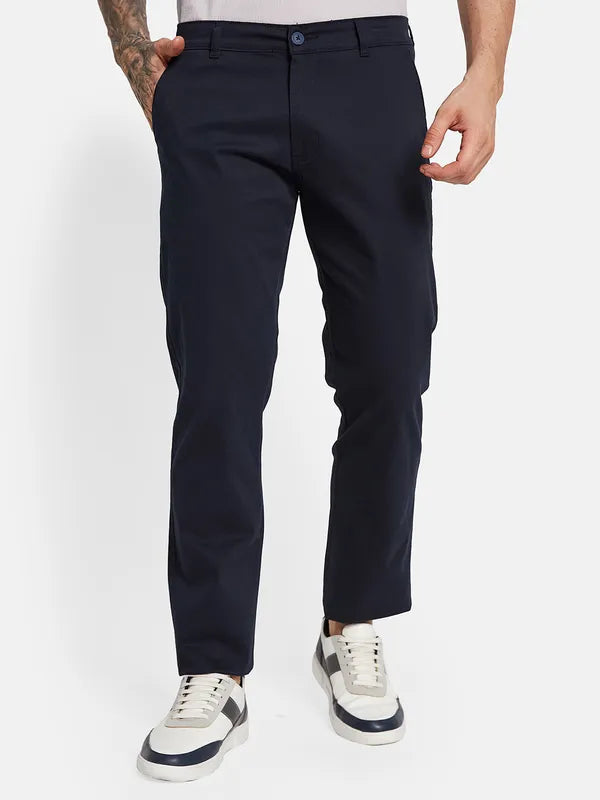 Octave Men Mid-Rise Regular Fit Trousers