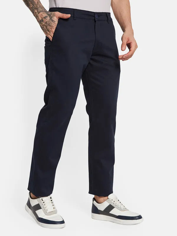 Octave Men Mid-Rise Regular Fit Trousers