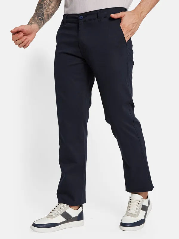 Octave Men Mid-Rise Regular Fit Trousers