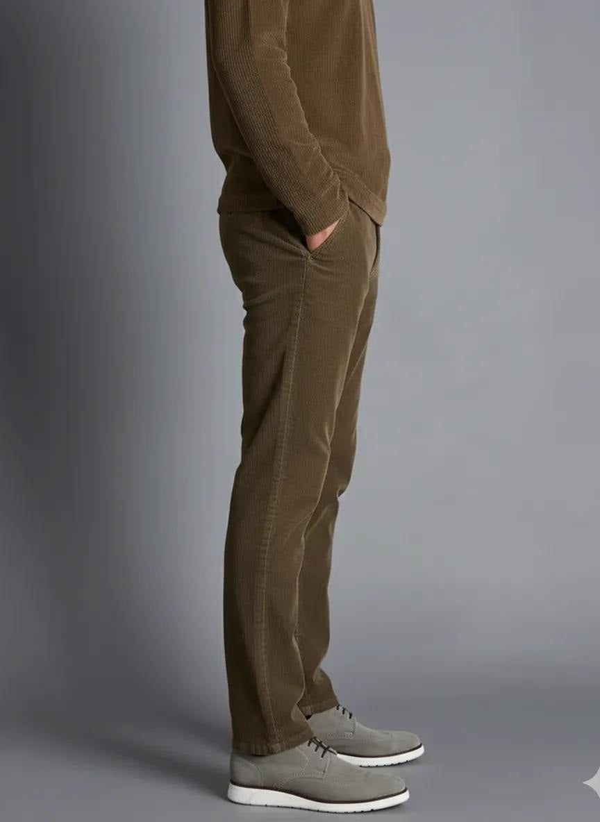 Men Solid Trousers