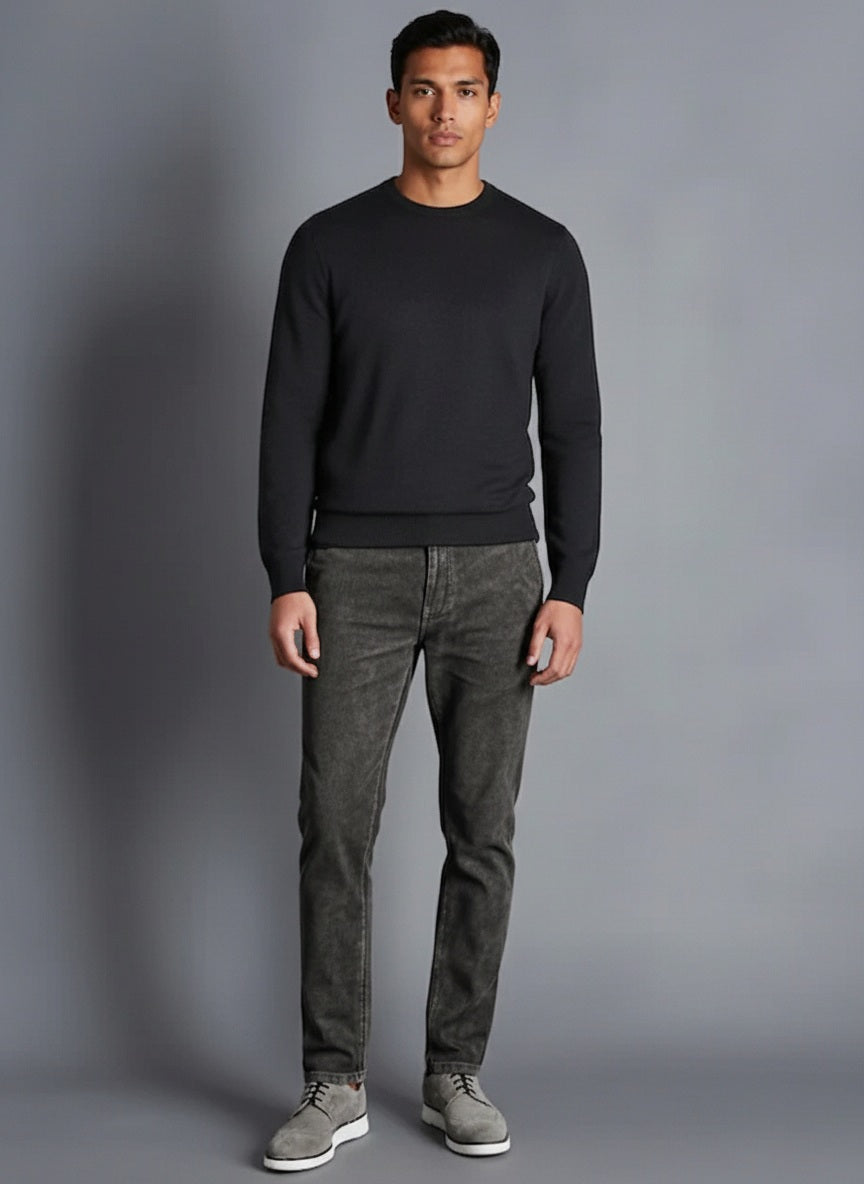Men Solid Trousers