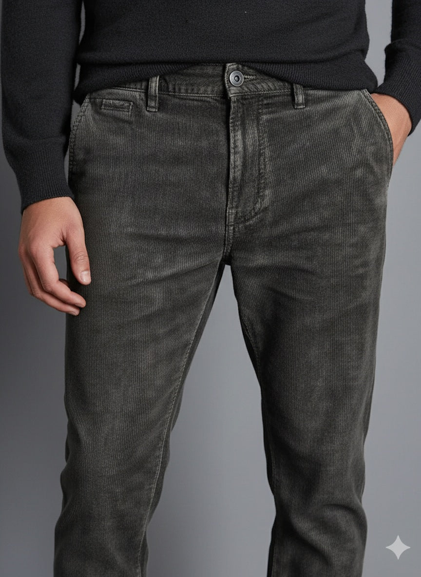 Men Solid Trousers