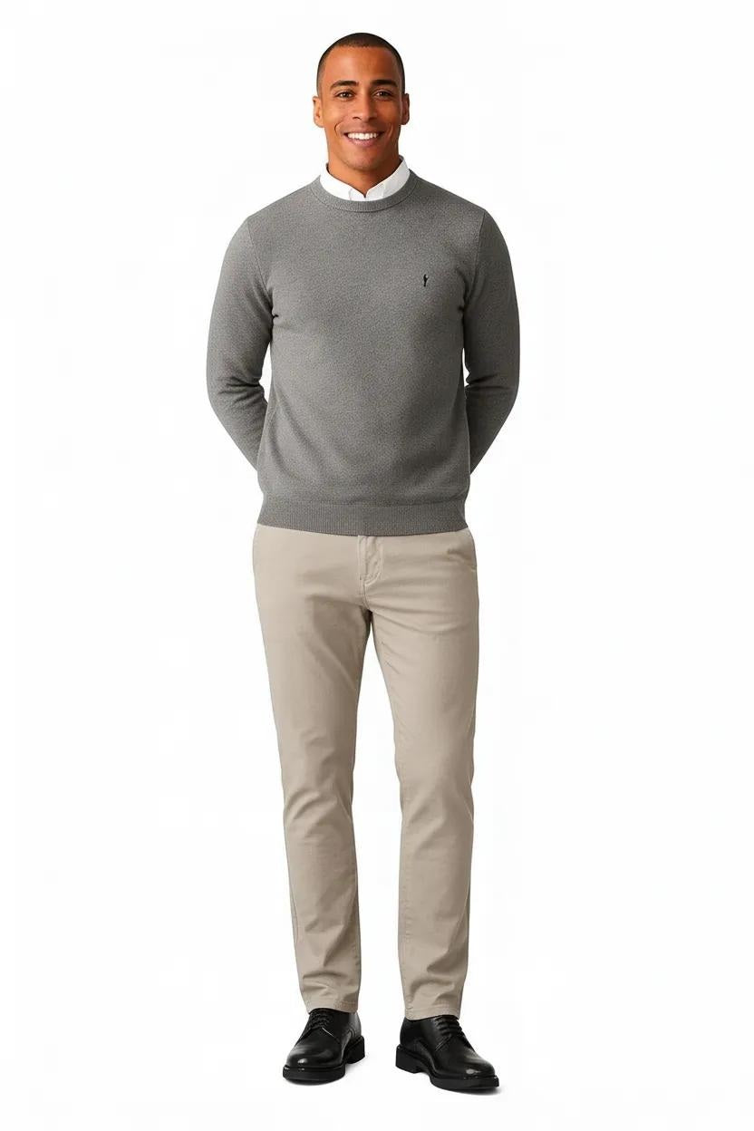Men Trousers Solid Trousers