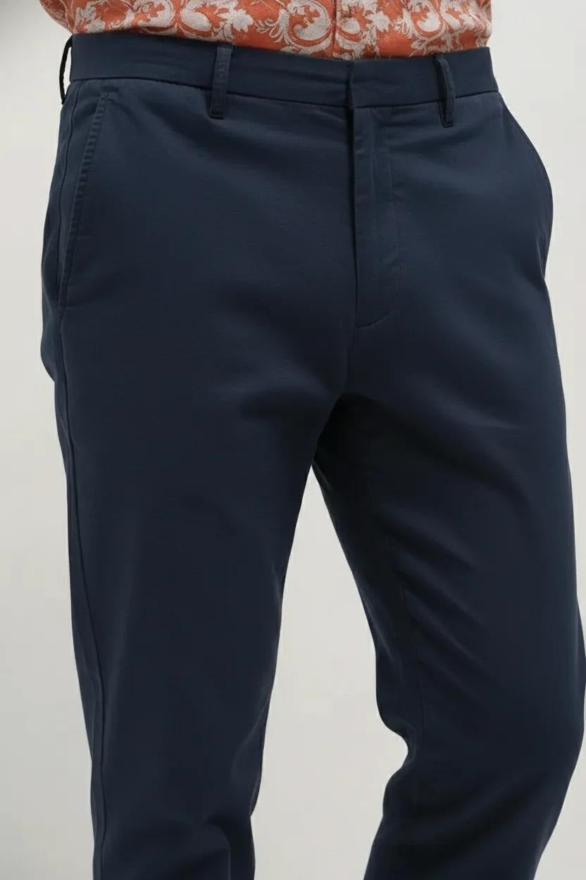 Men Solid Trousers