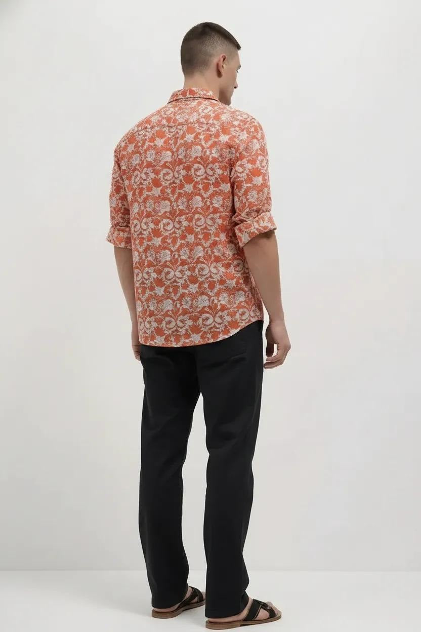 Men Mid-Rise Cotton Trousers