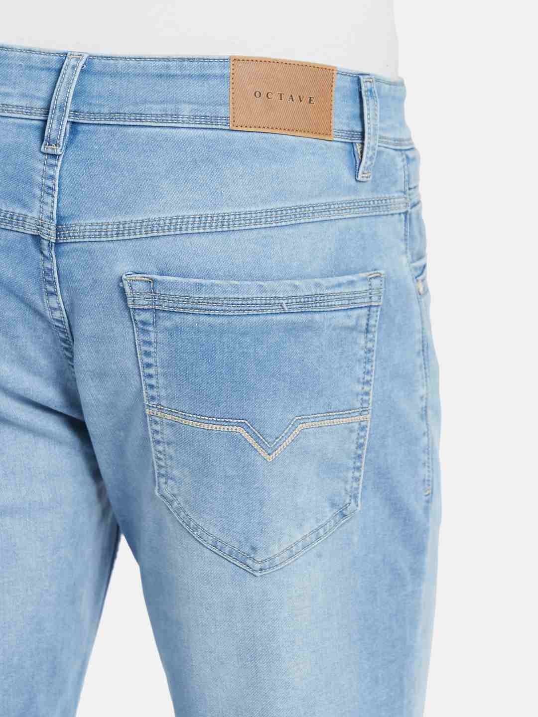 Octave Men Straight Fit Stretchable Jeans