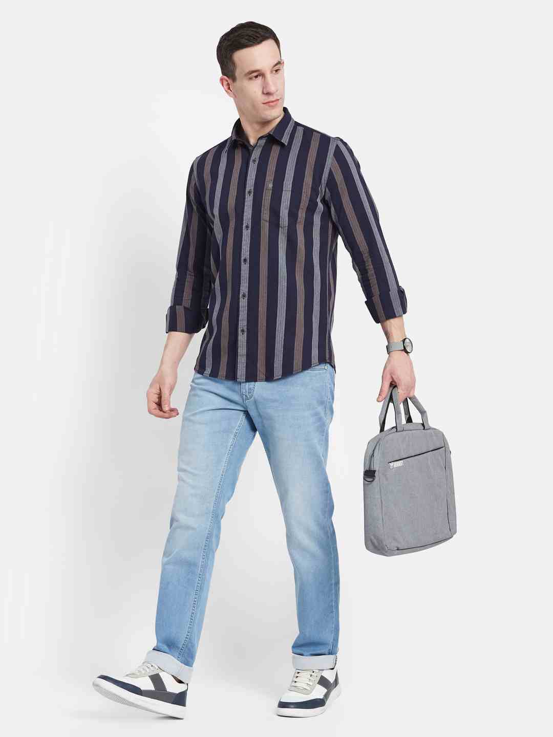 Octave Men Straight Fit Stretchable Jeans