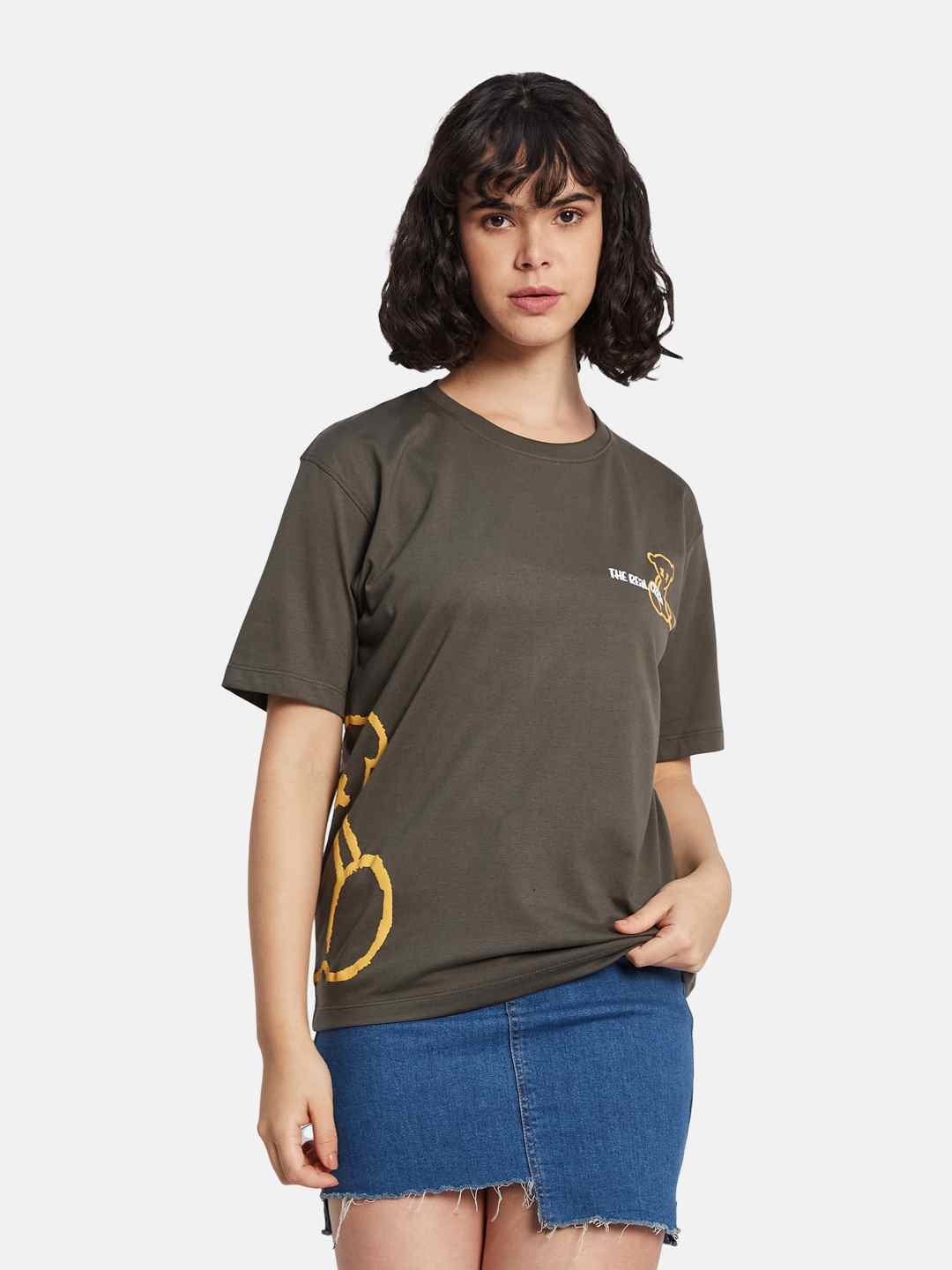 METTLE Women Printed T-shirt