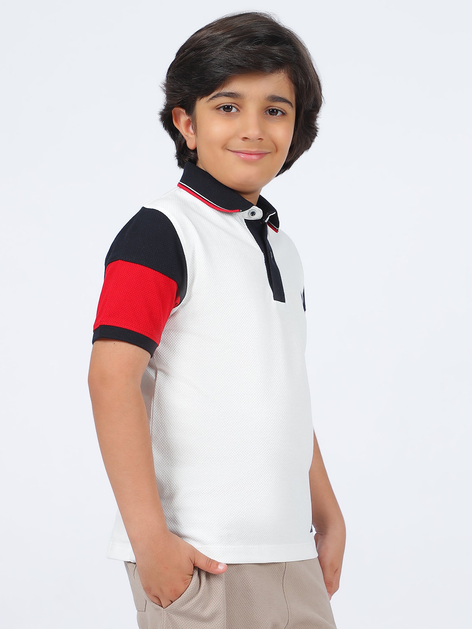Octave Boys Polo Collar T-shirt