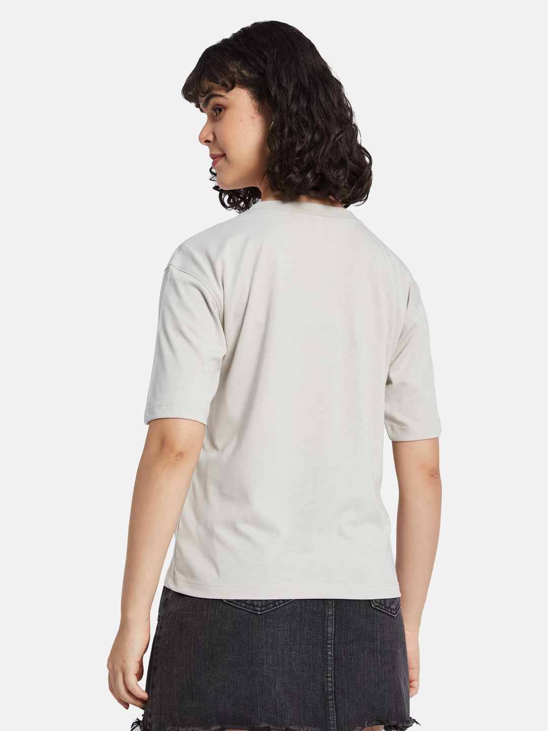 METTLE Women Printed Tropical T-shirt