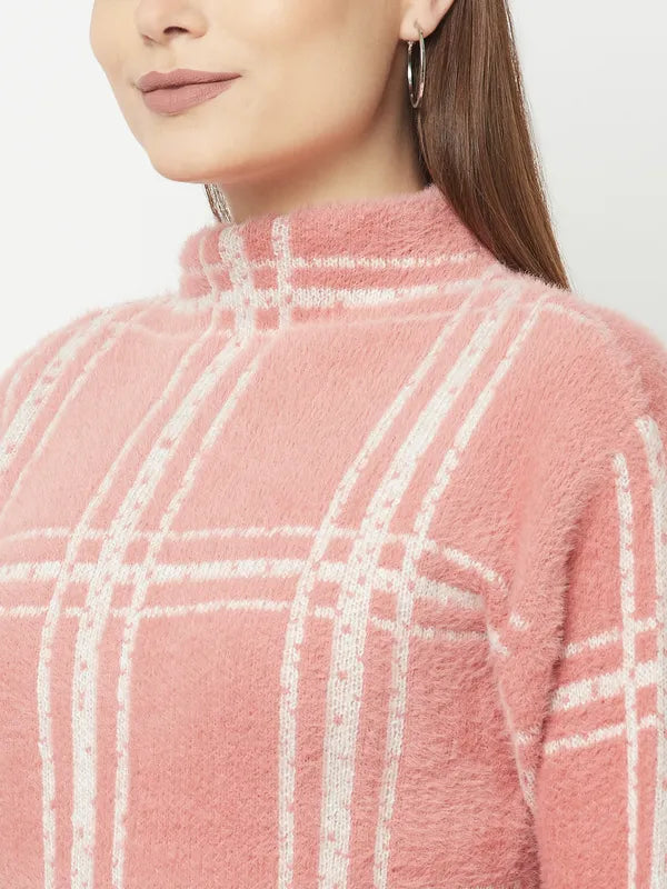 Women Raspberry Sweaters