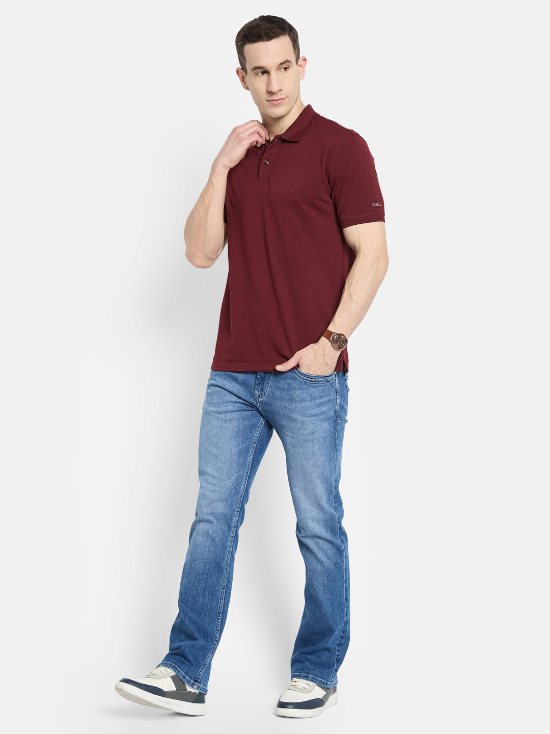 Octave Men Polo Collar T-shirt