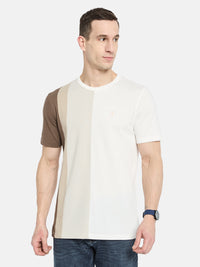 Octave Men Colourblocked T-shirt