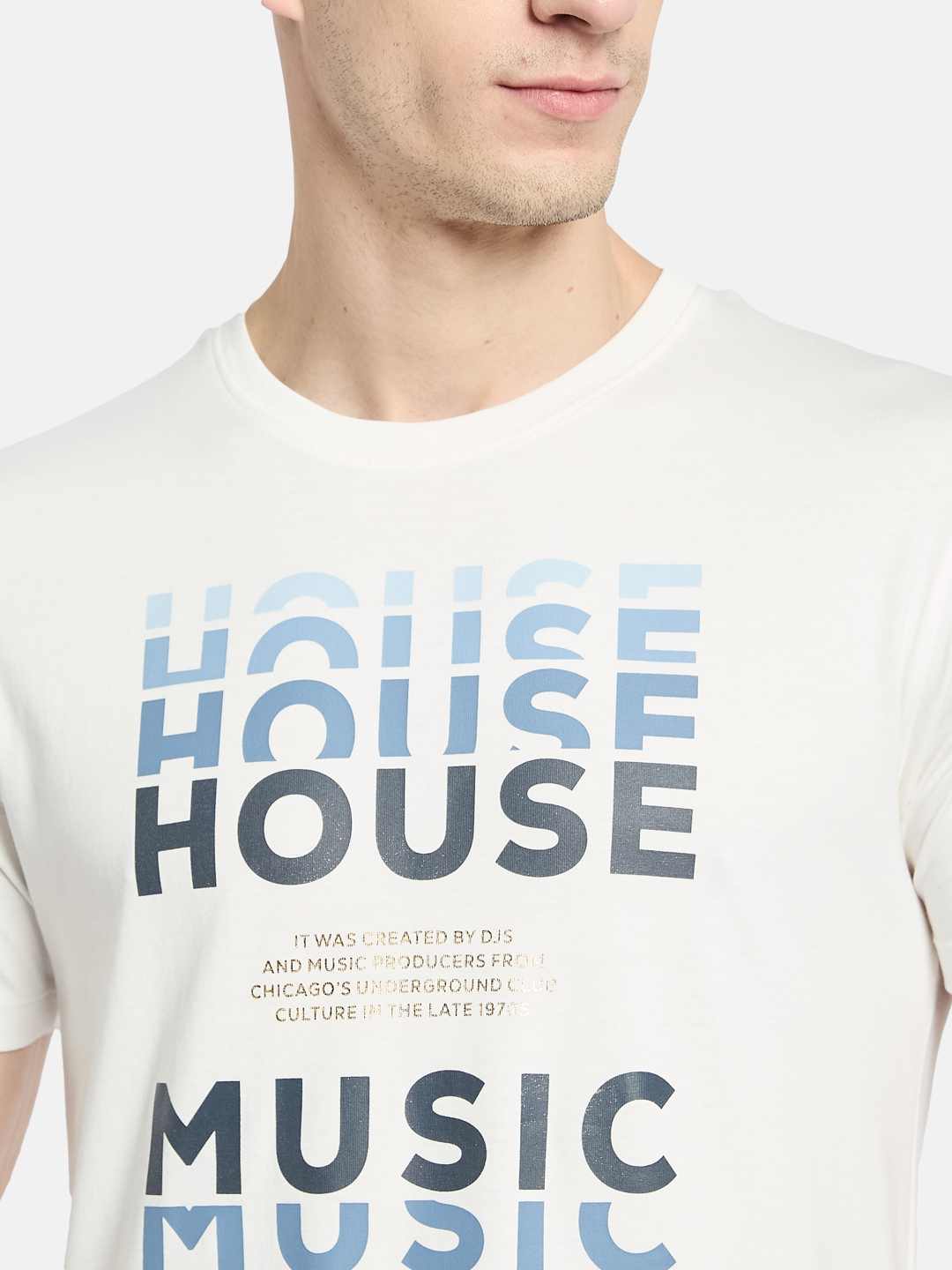 Octave Men Printed T-shirt