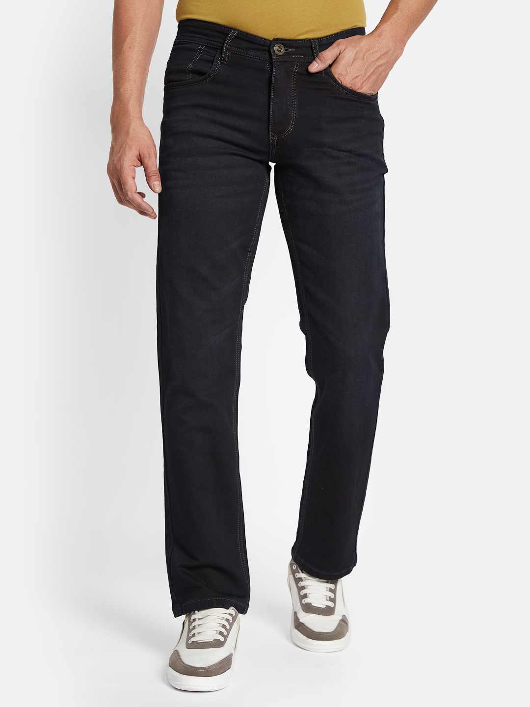 Octave Men Straight Fit Stretchable Jeans