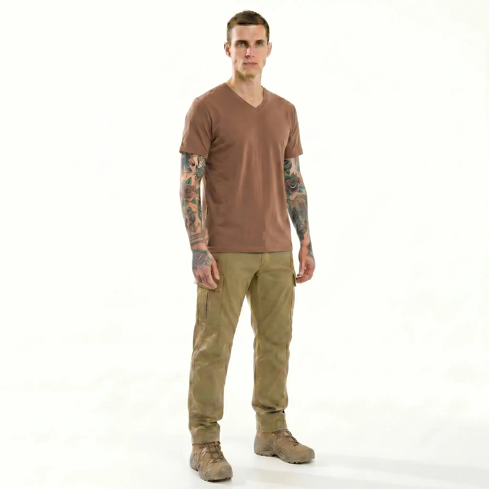 Men V-Neck T-shirt