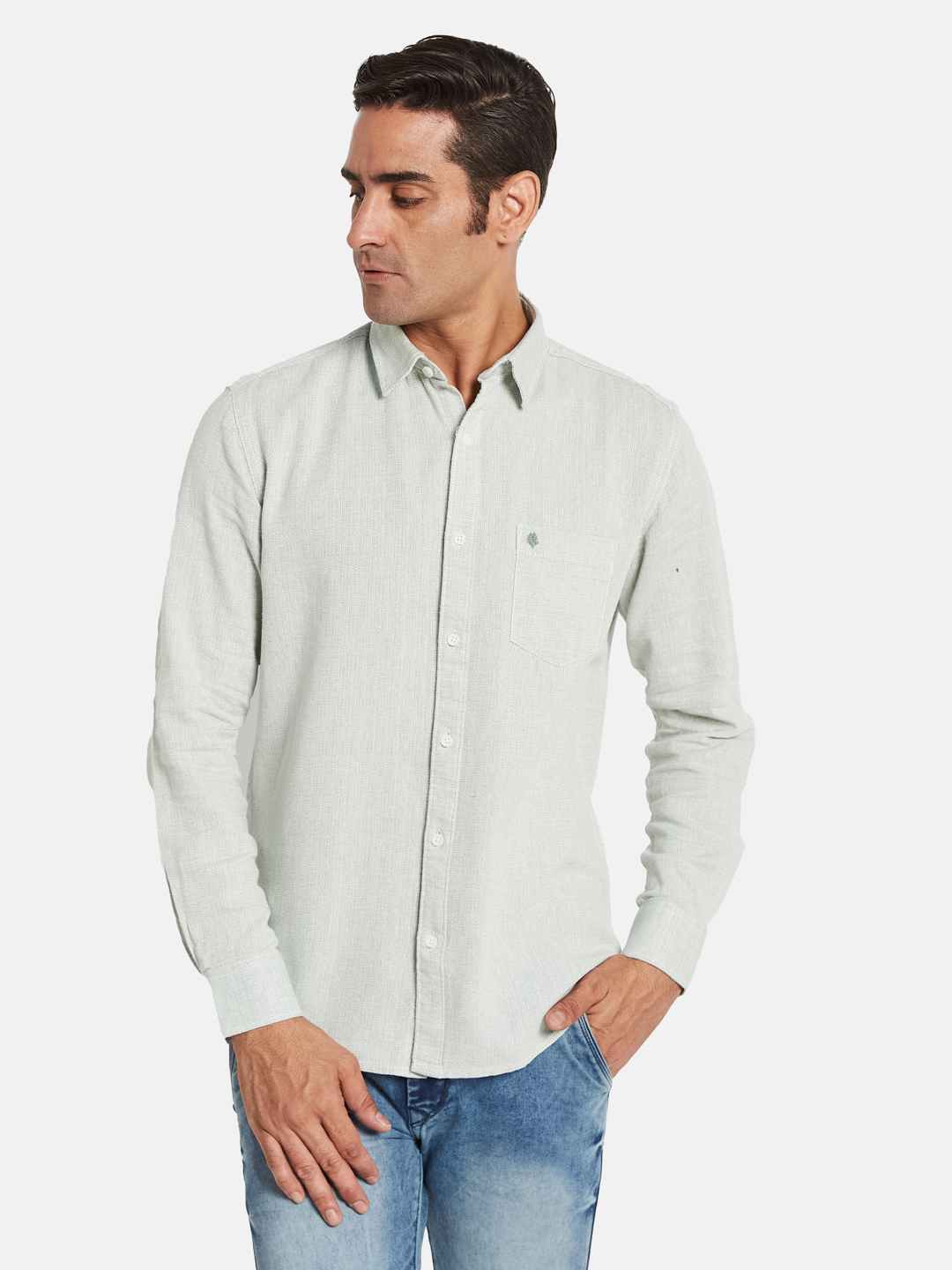 METTLE Men Opaque Casual Shirt