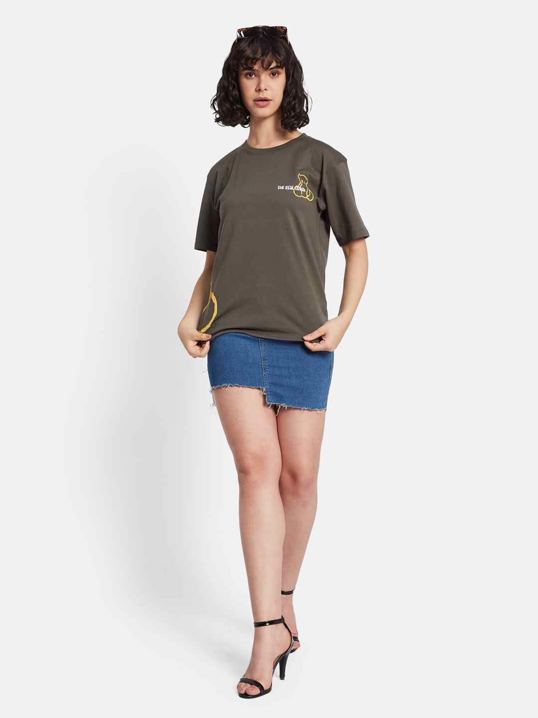 METTLE Women Printed T-shirt