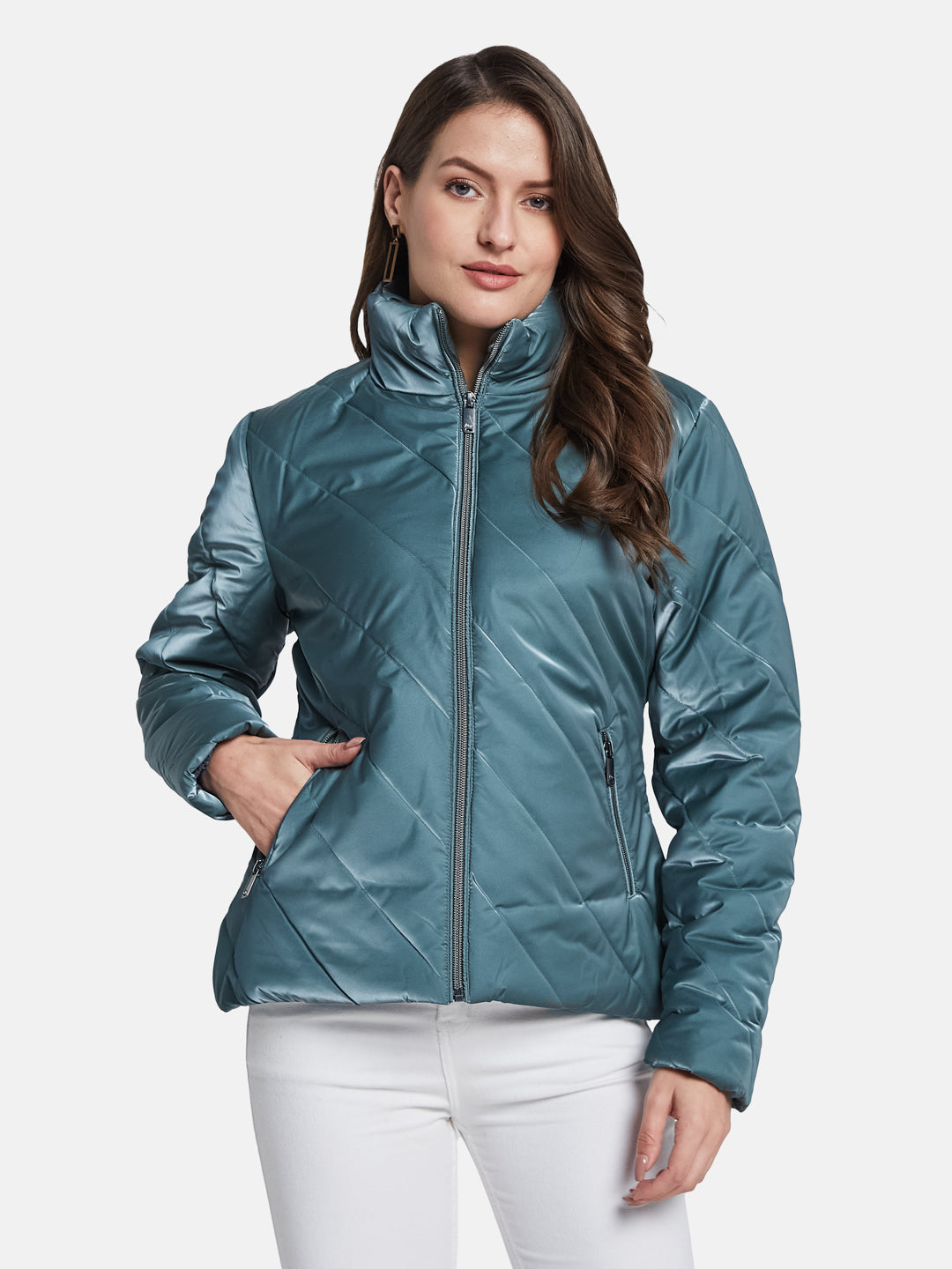METTLE Women Quilted Jacket