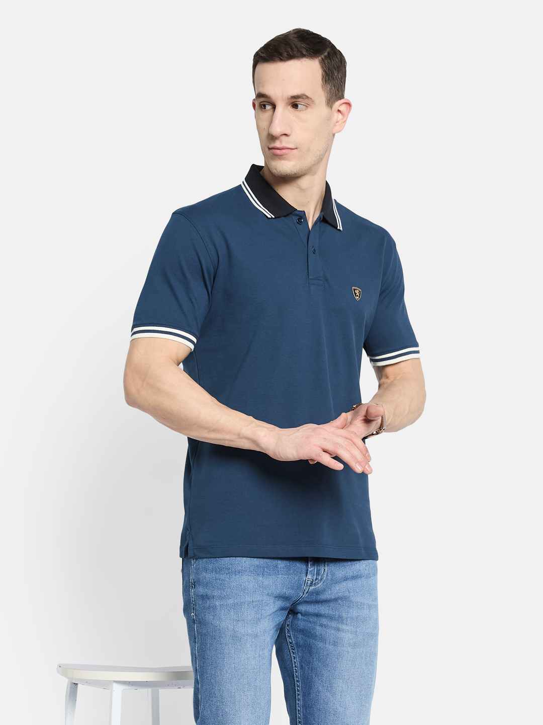 Octave Men Polo Collar T-shirt