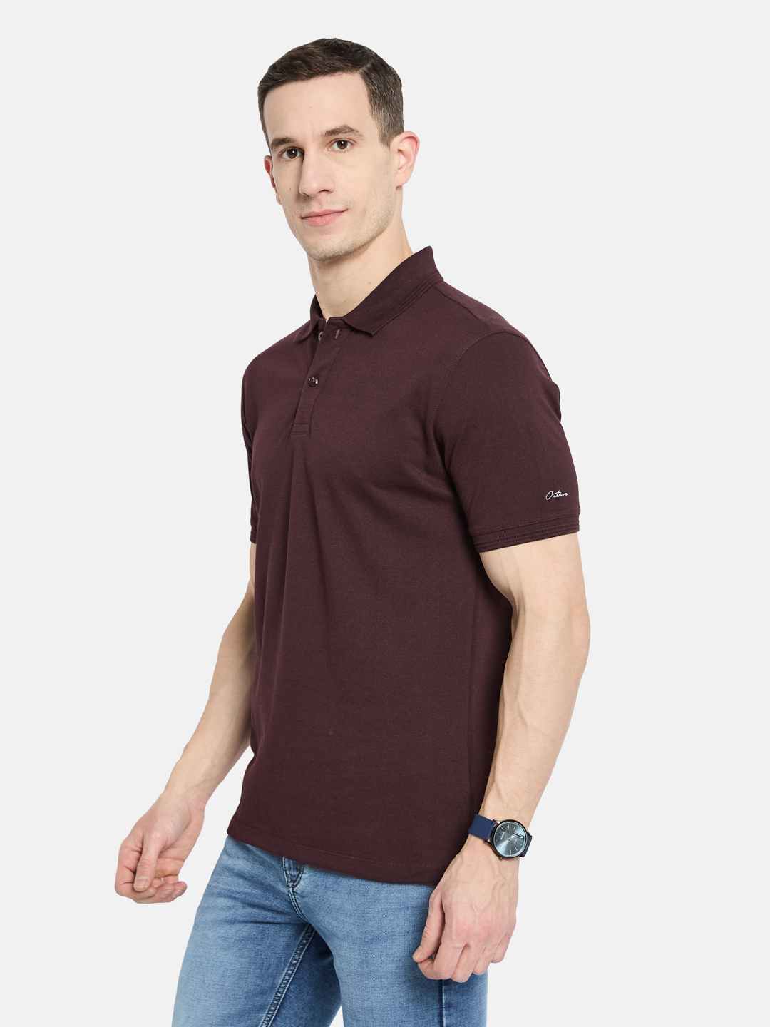 Octave Men Polo Collar T-shirt