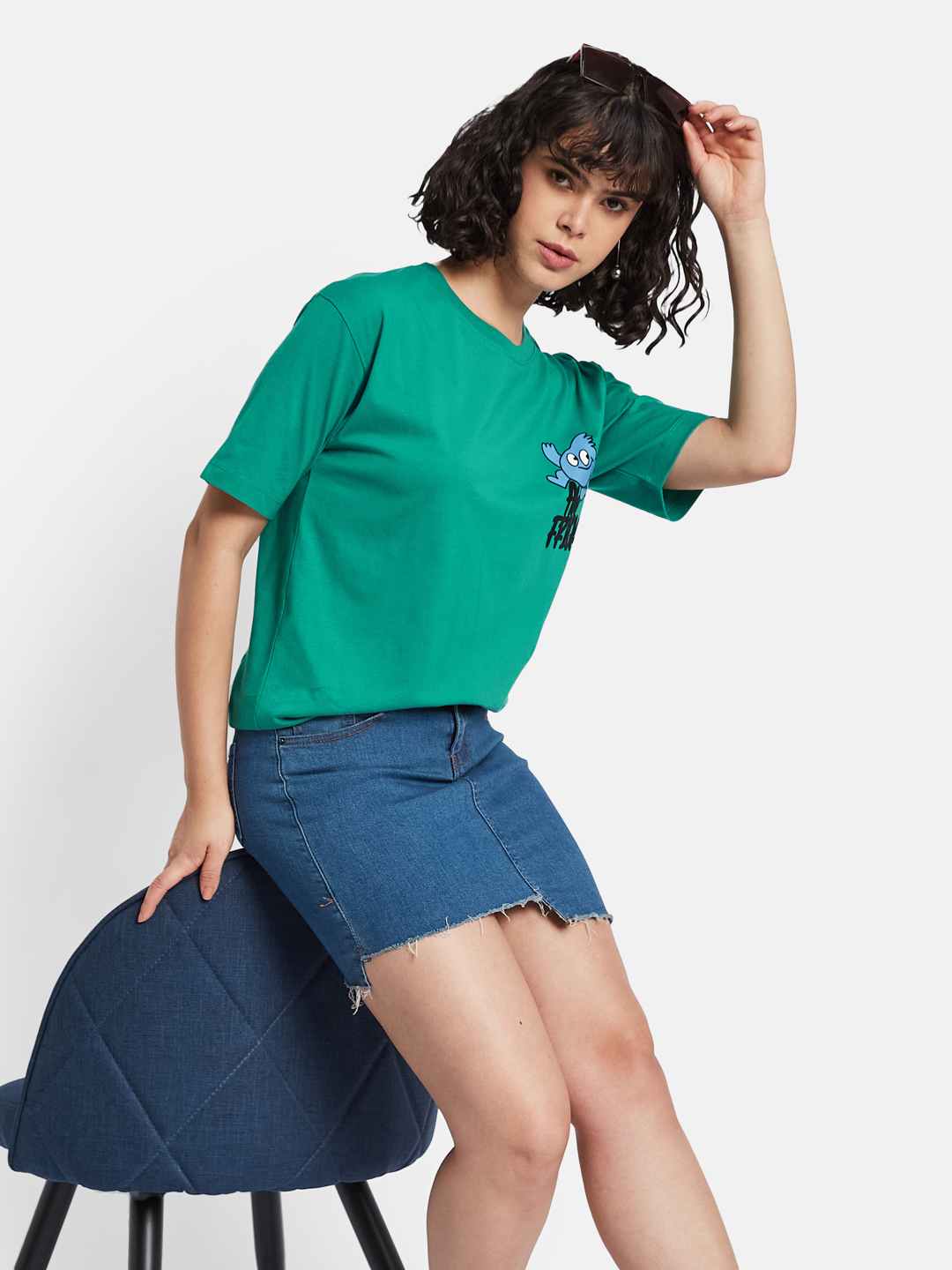 METTLE Women Printed T-shirt