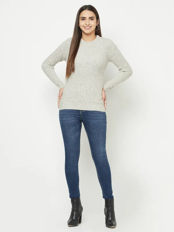 Women Natural Melange Sweaters