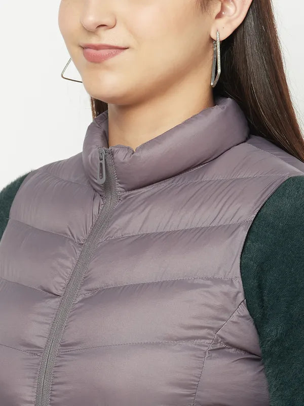 Women Charcoal Front Open Jackets