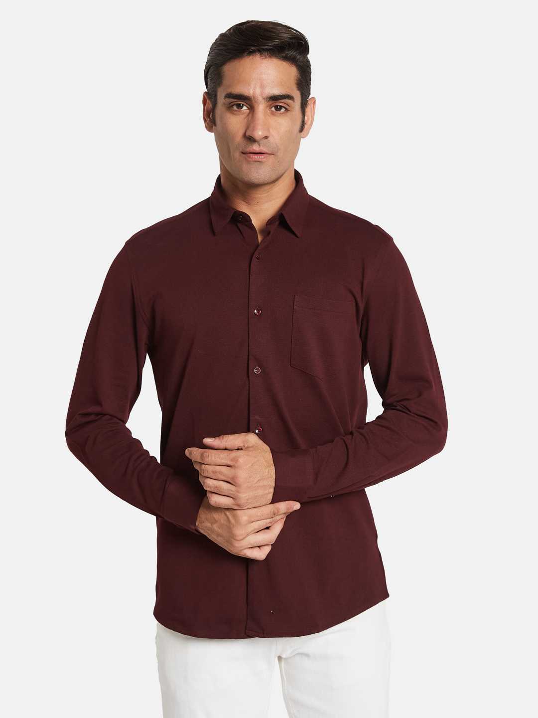 METTLE Men Opaque Casual Shirt