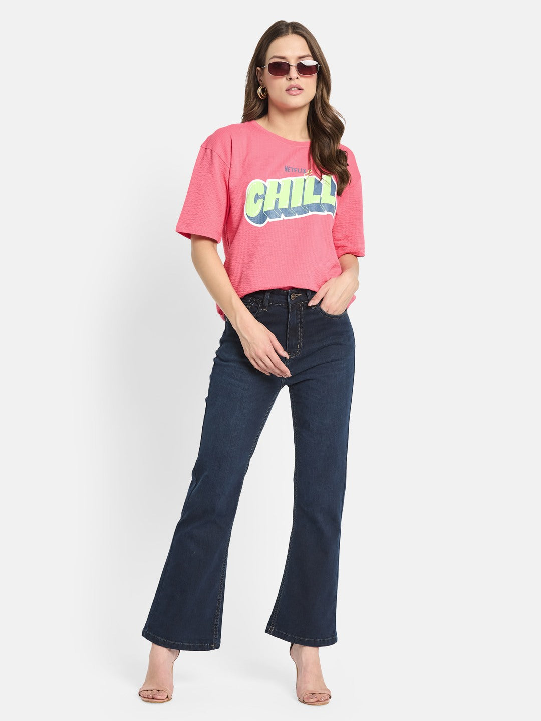 METTLE Women Printed T-shirt