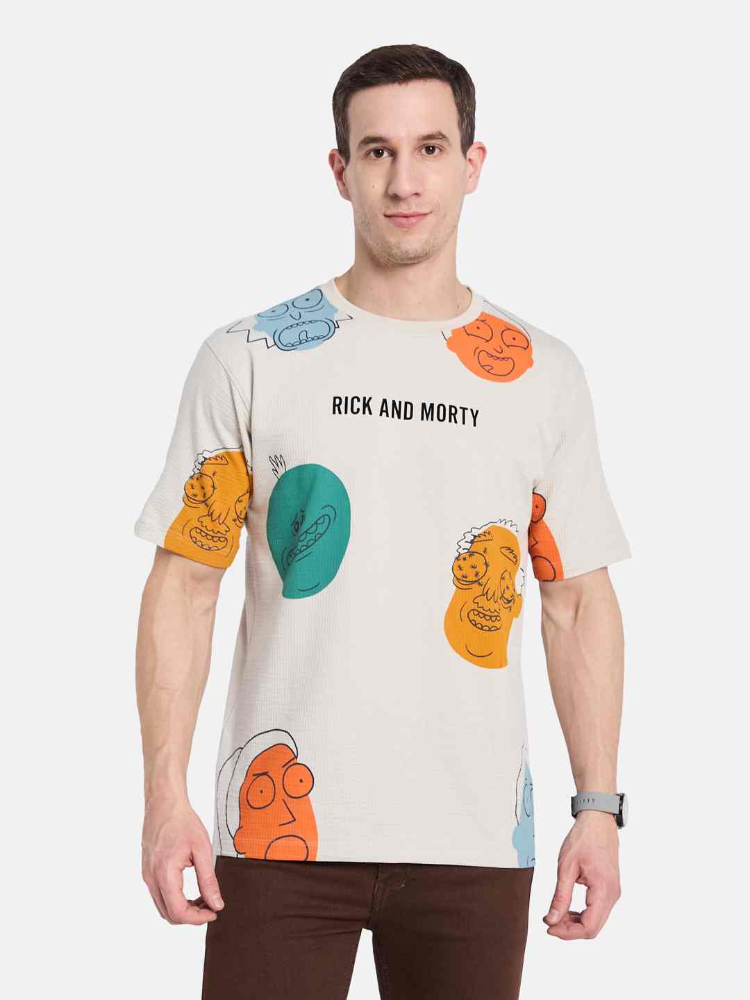 Octave Men Printed T-shirt