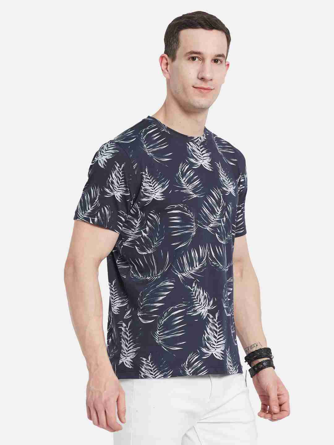 Octave Men Floral Printed T-shirt