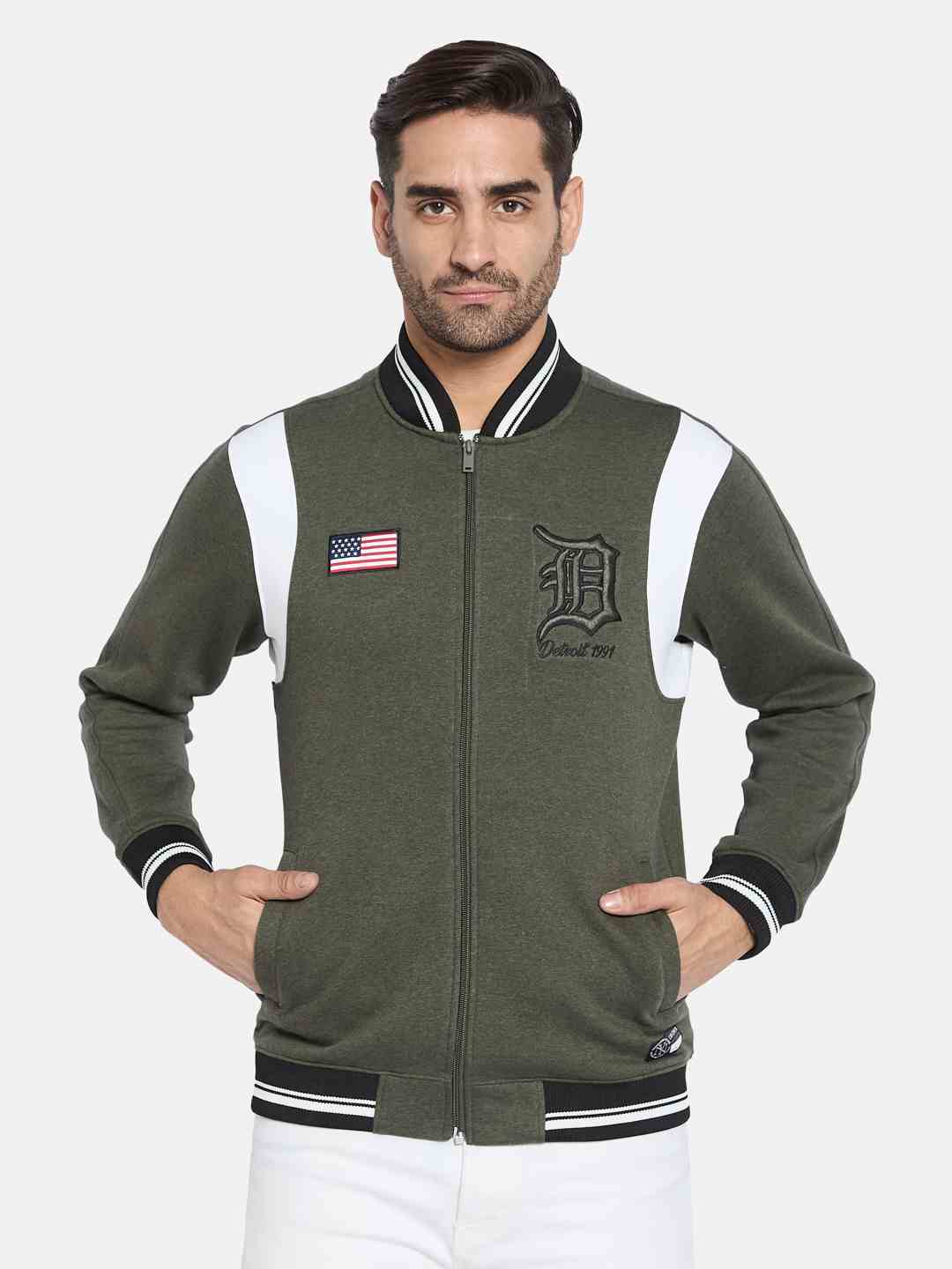Octave Men Front-Open Sweatshirt