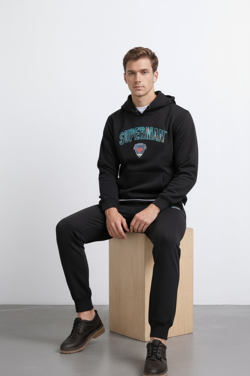 Octave Men Graphic Print  Hooded Sweatshirt