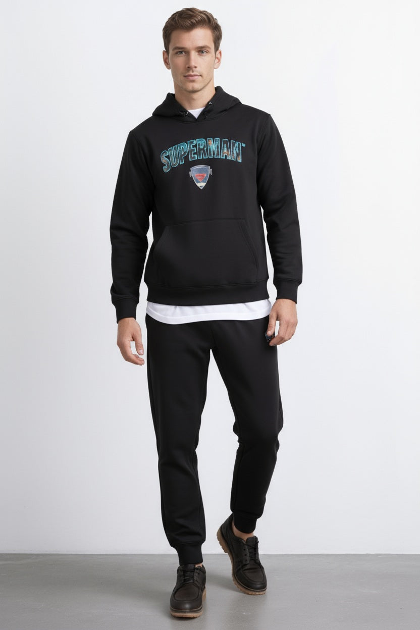 Octave Men Graphic Print  Hooded Sweatshirt